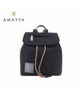 MOCHILA AMAYRA NEGRA 28x27x11cm - 67.C218  