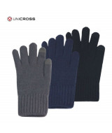 GUANTES UNICROSS TEJIDO LISO DEDO TOUCH V.COLORES 23x10cm - 62.T6  