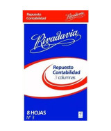 REPUESTO RIVADAVIA CONTABILIDAD - 3 COLUMNAS - 8hjs. - 532303x1