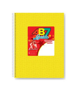 CUADERNO LAPRIDA AB7 ESP ARAÑA T/D 21x27 AMARILLO 60hj. RAY-627  