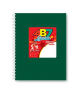 CUADERNO LAPRIDA AB7 ESP ARAÑA T/D 21x27 VERDE 100hj. RAY -627131x1