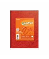 CUADERNO GLORIA FORRADO ARAÑA ROJO - 42HJS. RAY. - 100  