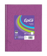 CUADERNO EPICA FORR T/D 19x24 LILA 48hj. 90g RAY -105  