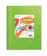 CUADERNO GLORIA FORR T/D 19x24 VERDE MAN 48hj. 90g RAY -104356x1