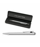 BOLIGRAFO PELIKAN SNAP SILVER METAL CASE - L821  