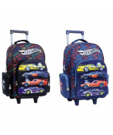 MOCHILA C/CARRO HOT WHEELS 18