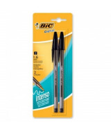 BOLIGRAFO BIC CRISTAL INTENSO 1,6mm. NEGRO BLISTER x2un. - 906  