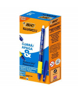 BOLIGRAFO GEL BIC ILLUSION BORRABLE AZUL 0,7mm - 935  