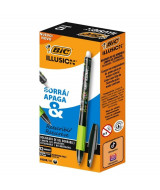 BOLIGRAFO GEL BIC ILLUSION BORRABLE NEGRO 0,7mm - 935  