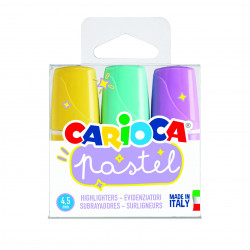 RESALTADOR CARIOCA PASTEL MINILIGHT x3un. -43168x1