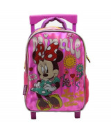 MOCHILA C/CARRO MINNIE 12