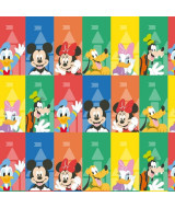 PAPEL AFICHE FANTASIA MICKEY & FRIENDS MULTICOLOR HOJA 70x100cm - 0AF01  