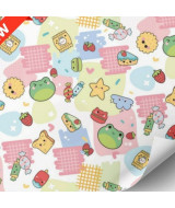 PAPEL AFICHE FANTASIA RANA KAWAII HOJA 70x100cm - 0AFO1  