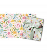 PAPEL AFICHE FANTASIA FLORES PASTEL HOJA 70x100cm - 0AFO1  