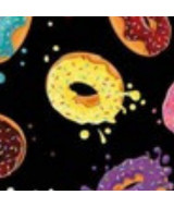 PAPEL LINEA EXCLUSIVA DONUTS NEGRO - PAQUETE x20hjs. - 360  