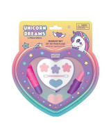 SET DE MAQUILLAJE CORAZÓN UNICORN DREAMS 22x2  