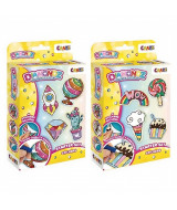 GEMAS AUTOADHESIVAS - STICKERS SURTIDOS CHICO - CRAZE  - 48  