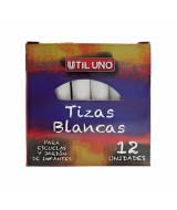 TIZAS UTIL UNO BLANCA - CAJA x12un. - TIZ  