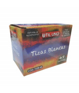 TIZAS UTIL UNO BLANCA - CAJA x48  