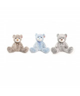 OSO DE PELUCHE CON MOÑO 3 COLORES 60 cm . - YS040  