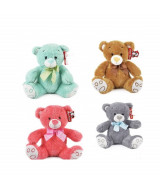 OSO DE PELUCHE C/HUELLA VARIOS COLORES 30cm. - 20  