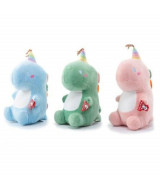 PELUCHE DINO SPANDEX 3 COLORES 32cm. - YW030  