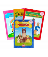 LIBRO PARA COLOREAR COLECCION NUBE 5 TITULOS  20 x 28cm. - 6055/57/60/69  