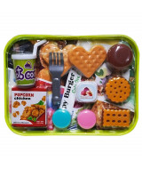 BANDEJA PLASTICO DESAYUNO 12 PZAS 26x20x5cm - 6  