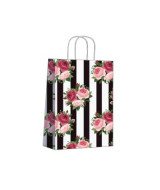 BOLSA DE PAPEL ZAFIRO FLORES 22x10x30cm. - BF22103  