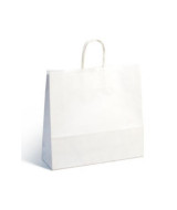 BOLSA DE PAPEL ZAFIRO BLANCO 32x10x30cm.-BB321030x1