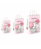 BOLSAS DE PAPEL BRANDPACK CON DISEÑO DE MINNIE 22x10x3  