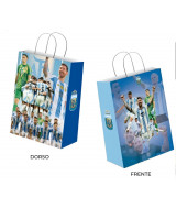 BOLSAS DE PAPEL BRANDPACK CON DISEÑO CAMPEONES 30x12x4  