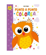 LIBRO DE PINTAR PUNTO A PUNTO-COLOREA -  