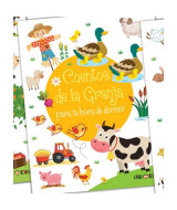 LIBRO DE CUENTOS DE LA GRANJA PARA LA HORA DE DORMIR-3 TITULOS T/F 48 PAG. 22cm.x28  