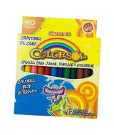 CRAYONES COLORSOL  CAJA x12 COLORES - 999-  