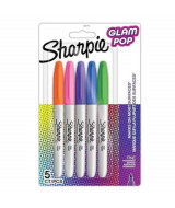 MARCADORES SHARPIE GLAM POP BRILLANTE P.FINA 5un - 2185  