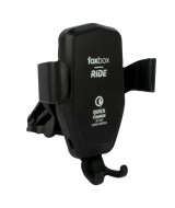 SOPORTE PARA AUTO CON CARGA INALAMBRICA FOXBOX RIDE NEGRO  -  7  