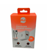 CARGADOR DE PARED ALO POWER BLANCO 18W CABLE FLASH TYPE-C   - 8  