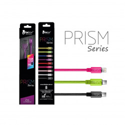 CABLE FOXBOX PRISM TYPE-C 1,25 M FUCSIA -x1