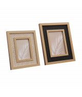 PORTARRETRATOS MADERA SIMIL RATAN 15x21cm - RT  