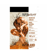 PAPEL P/DIBUJO NATURAL RUGOSO  142GR  A4   PACK 25HOJAS   ART.  