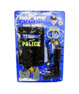 SET DE POLICIA CON 7pcs EN BLISTER  38X56cm - 47  