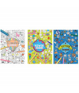LIBROS DE COLECCION PARA COLOREAR 3 TITULOS 20 x 28cm 24 pag. - LIST-244/45  