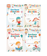 LIBROS DE COLECCION ESCRITURA DIVERTIDA 4 TITULOS 28 x 20cm 16 pag. - LIST-362/63/64  
