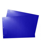 CARPETA FORRADA PVC Nº6 2 TAPAS AZUL - ZD  