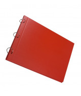 CARPETA FORRADA PVC Nº6 2 TAPAS ROJO - ZD  