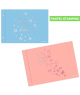 CARPETA CARTONE NRO. 5 DOS TAPAS PASTEL STAMPING - AS530  