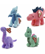 DINOSAURIO DE PELUCHE  28cm. 4 MODLS. - 1  