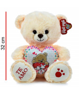PELUCHE OSO CON CORAZON 32cm - 5  