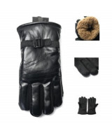 GUANTE HOMBRE MOTO PU NEGRO - 39  